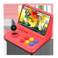Nouveau lecteur de jeu portable de 9 pouces avec processeur Quad-Core A12-Joystick de jeu d'arcade et simulateur vidéo