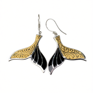 Orecchini Pendenti Eleganti a Forma di Ali in Argento 925 Placcato Oro 22k con Cristalli Vintage e Strass, per Uso Quotidiano Femminile - Product Image 1