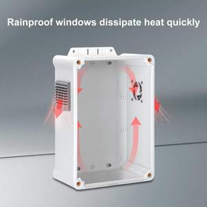 עמיד למים ip55 ציוד אלקטרוניקה 10.4 "x 7.2" x 5.1 "x" "צומת פוליפרופילן קופסא אקרילית - Product Image 4