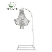 Nouveaux accessoires de mariage : Rideau de perles en acrylique cristallin, suspension de scène de mariage, mur de fleurs pour la décoration de la scène de mariage