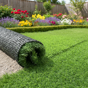 Gazon artificiel de loisirs DTEX 11000 de 50 mm, clôture de <span class=keywords><strong>jardin</strong></span> verte, gazon artificiel pour aménagement paysager - Product Image 2