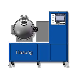 Máquina automática de fusão a vácuo de liga de cobre e prata platina, forno de indução a vácuo