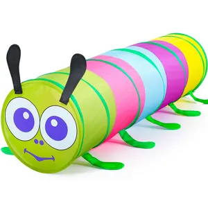 Wholesale Supplier Dog Children Toys Gift Caterpillar Kids Play Tunnel for Toddlers