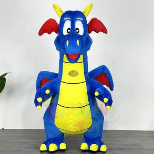 Customized Inflatable <strong>Blue</strong> Flying Dragonite <strong>Mascot</strong> <strong>Costume</strong> for Adults Pterosaur <strong>Dragon</strong> <strong>Mascot</strong> Suitable for Party Events