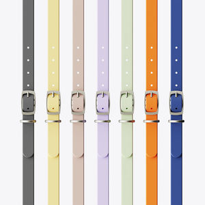 <span class=keywords><strong>Collar</strong></span> de PVC de alta calidad para mascotas, resistente al agua, duradero, resistente a las manchas, cómodo, personalizado con patrón sólido para todo tipo de mascotas - Product Image 5