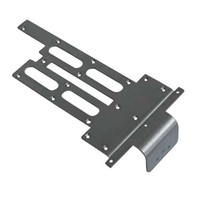 Support en tôle sur mesure pour vélo en acier au carbone, fabrication complète, perçage et finition de surface pour installation sur machine