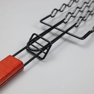 Soporte de Red para Jamón y Salchicha H-0667 para Acampar y Hacer Barbacoa al Aire Libre Dispositivo Multifuncional Anti-escaldaduras. - Product Image 2
