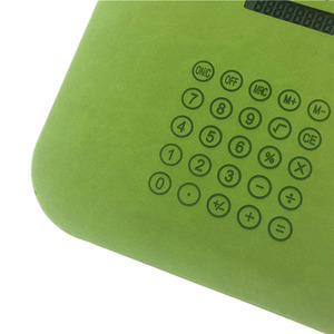 Mouse Pad Calculator With PU Surface 8 Digit Display For Office Desktop Business Finance - Product Image 1