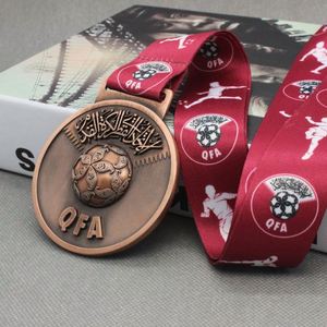 Medalla Deportiva de Metal Personalizada de Alta Calidad, Diseño Propio, en Blanco, de Aleación de Zinc, 3D, Dorada, para Campeón de Maratón - Product Image 5