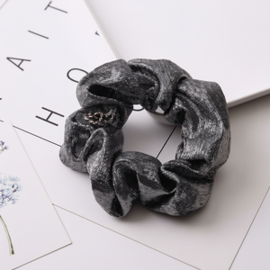 Accessori per capelli da donna alla moda di tendenza elastici in velluto con fiocco scintillante fasce per capelli vendita all'ingrosso - Product Image 1