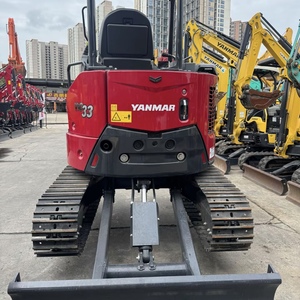 Excavatrice hydraulique d'occasion Yanmar Vio33-7, moteur d'origine, chenilles en caoutchouc, certifiée CE EPA, micro-excavatrice d'occasion à vendre - Product Image 2