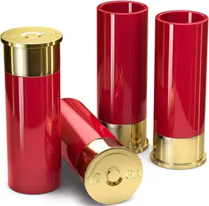 12GA 40ML Plastique Mini Liqueur Bullet Shooter Verres Tasses Plaqué Couleurs Pour Vodka Forte