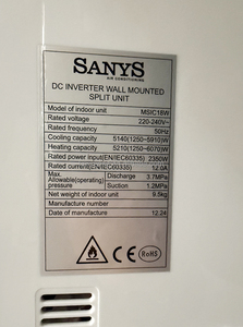 Aires Acondicionados Split de Pared con Ahorro de Energía, Calefacción y Refrigeración, con WiFi, 18000 BTU, 2HP, A++, Unidad de Aire Acondicionado Ecológica - Product Image 3