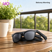 Nouvelles Lunettes Audio Intelligentes IA, Lunettes Connectées à Commande Vocale, Enregistrement de Réunions, Audio à Oreille Ouverte, Casque Portable