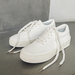 Chaussures décontractées <span class=keywords><strong>pour</strong></span> hommes, style Oxford américain, à semelle épaisse, blanches, design moderne, à prix réduit - Product Image 4