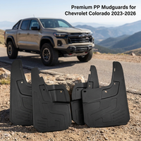 4 Pièces Bavettes de protection pour Chevrolet Chevy Colorado 2023-2025 Garde-boue Accessoires