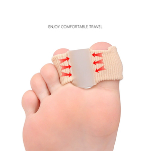 HWF-0127 # Orthèse de correction des orteils en gel, dispositif à double trou pour hallux valgus et orteil fendu - Product Image 4