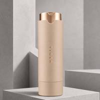 Flacon pompe sans air personnalisé de luxe, cylindrique, 15 ml-100 ml, pour sérum et crème pour le visage
