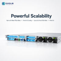 Serveur en rack 1U à double socket, calcul haute densité, serveur d'entreprise avancé, Intel Xeon DDR5 PCIe 5.0, serveur en rack