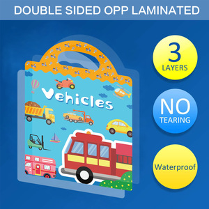 Wholesale Cross-border Children's Toys Repeatedly Paste <strong>the</strong> First <strong>Book</strong> <strong>Body</strong> Organ Scene Jelly Sticker <strong>Book</strong> - Product Image 2
