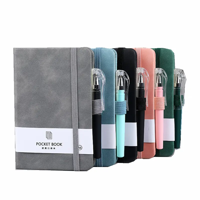 A7 Notepad Notebook Mini Pocket Notebook with Pen