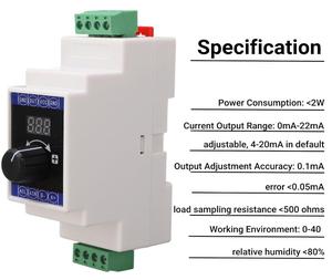 PLC Panel hata ayıklama, kısa devre koruması için dijital ekran Analog simülatör jeneratörü <span class=keywords><strong>4</strong></span>-<span class=keywords><strong>20mA</strong></span> - Product Image 4