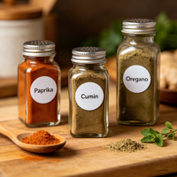 Etiquetas Adhesivas Personalizadas Ecológicas e Impermeables de 5mm de Grosor, Material BOPP/PVC de Grado Alimenticio, Diseño de Logotipo/Gráfico Personalizado