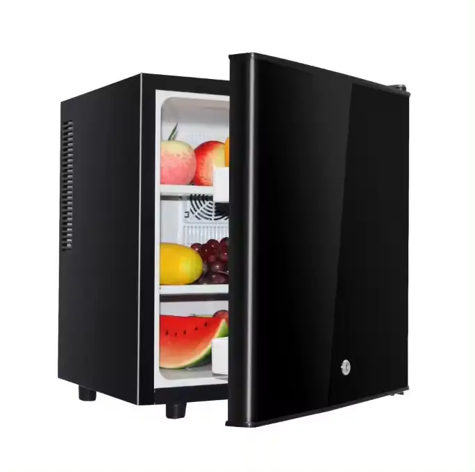 30L 폼 도어 유리 도어 호텔 소형 냉장고 잠금 장치 조용한 냉장고 반도체 미니 냉장고