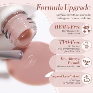 Esmalte de Uñas BORN PRETTY, Color Neutro Translúcido, Gel Glaseado, Vernis Gel UV, Profesional, Sin TPO, Gel de <span class=keywords><strong>Jarabe</strong></span>, Esmalte de Uñas - Product Image 5