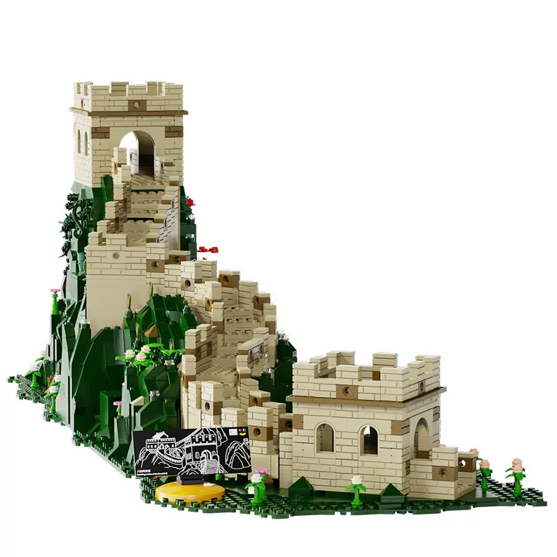 Best Quality Great Wall Badaling Architectural Model Small Particles Assembled Toy Building Blocks
