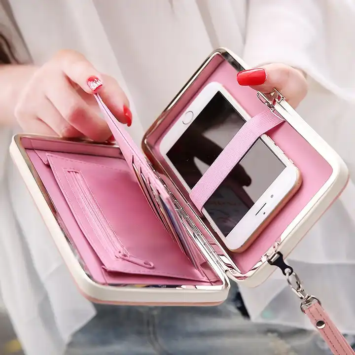 Women Girls Cross Body Mobile Phone Shoulder Wrist Pouch Bag Coin Purse  Wallet | eBay