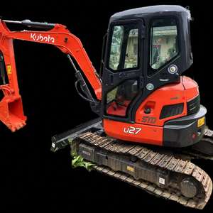 Excavadoras Kubota U27-4 de 1 y 2 Toneladas, Miniexcavadora Hidráulica Diésel, Microexcavadora, Retroexcavadora, Kubota U20 U25 U27 U35 - Product Image 1