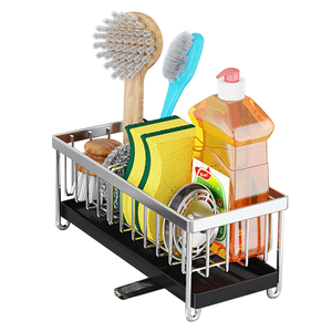 Factory Direct Water <strong>Kitchen</strong> 1 Tier Acrylic Under Bathroom Sink Caddy <strong>Draw</strong> Steel <strong>Organiser</strong> Over Sink - Product Image 4