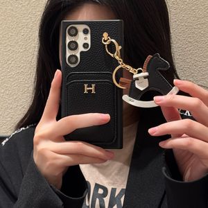 <span class=keywords><strong>เคส</strong></span>โทรศัพท์กันกระแทกแบบบางหนังแท้ดีไซน์หรูหราสำหรับ S25 S24 S23พิเศษพร้อมช่องใส่บัตร - Product Image 3