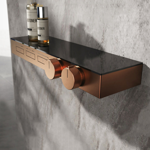 3 chức năng màu vàng Đàn Piano push button press Key lượng mưa phòng tắm hiển thị kỹ thuật số Bath tĩnh nhiệt hệ thống vòi hoa sen Set - Product Image 5