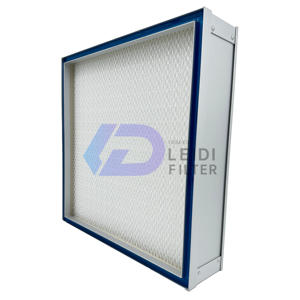 Nouveau design Mini-pli <span class=keywords><strong>filtre</strong></span> à <span class=keywords><strong>air</strong></span> à pénétration ultra faible <span class=keywords><strong>filtre</strong></span> HEPA plissé H14 avec une grande remise - Product Image 4