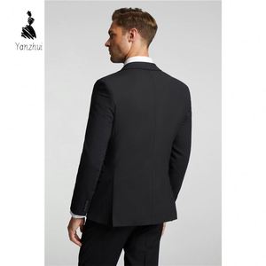 Completo Slim Fit Monopetto in Lana Premium YZ 2026 per Uomo, Traspirante, con <span class=keywords><strong>Pantaloni</strong></span> Formali Inclusi, per il Mercato Turco - Product Image 3
