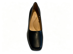Zapatos Planos de Cuero Genuino con Punta Cuadrada para Mujer, con Soporte de Arco y Amortiguación Suave, Casuales para Uso Diario, Color Personalizado OEM - Product Image 2