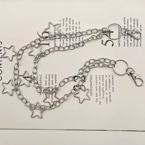 Chaîne de taille pour femme en alliage de zinc avec pendentif étoile à cinq branches, chaîne de corps, accessoire de mode pour usage quotidien - Product Image 2