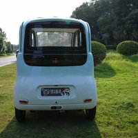 Scooter électrique à 3 roues avec cabine fermée G7, tricycle électrique 4 places pour adultes avec toit, toit ouvrant et phare LED