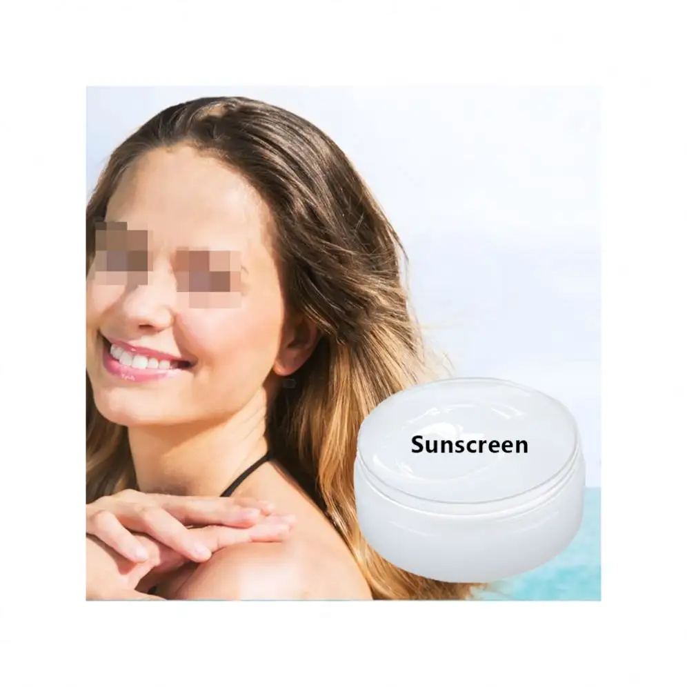 Отбеливающий Натуральный Солнцезащитный лосьон с защитой от солнца, крем от солнца и основа для макияжа, оптовые ингредиенты, продается Kg