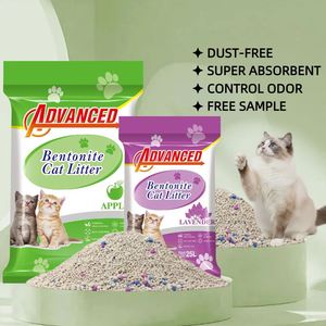 Échantillon Gratuit Personnalisé – Litière pour Chat en Bentonite Écologique en Forme de Boule, Sans Poussière, Pelable, 25L 20kg, pour Nettoyage et Toilettage des Animaux - Product Image 1