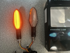 ZT ZT0411 universel moto clignotants ambre <span class=keywords><strong>clignotant</strong></span> indicateur de Projection Mode coloré 27 changement de lumière 6V/12V/24V - Product Image 4