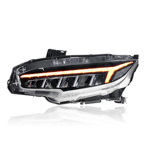 Feux avant LED RGB pour <span class=keywords><strong>Honda</strong></span> <span class=keywords><strong>Civic</strong></span> 10e génération 2016-2021, clignotants séquentiels DRL, remplacement Plug-N-Play - Product Image 3