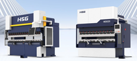 4 + 1 Axises CNC Equipement de pliage des métaux Opération facile Plaque d'acier Cintreuse HSG Laser