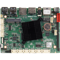 Rockchip RK3568 Quad Core A55 Android 11 Papan Pengembangan Tertanam 1 TOPS NPU LVDS EDP MIPI 7*24 jam untuk Printer 3D