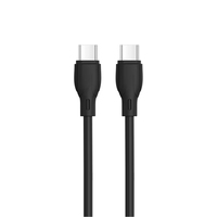 Cable de Carga Rápida PD USB-C, 1M 1.5M 2M 20W 60W, Cable Cargador Tipo C para Teléfono 17 18, USB2.0 Tipo C a Tipo C