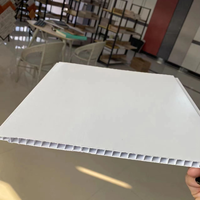 Panneaux de plafond en PVC décoratifs pour intérieur, faible entretien, pour plafonds de bureaux, fourniture aux importateurs de matériaux de construction