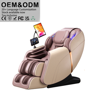 Silla de Masaje Eléctrica Shiatsu 4D de Lujo Moderna, Gravedad Cero, Cuerpo Completo, Cuero, Manipulato - Product Image 1