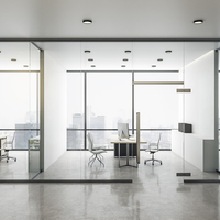 Revêtement de sol époxy autonivelant ultra-transparent résistant à l'usure pour bureaux, entrepôts, ateliers et béton